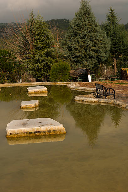 istock Color water in the natural thermal pools 538502933