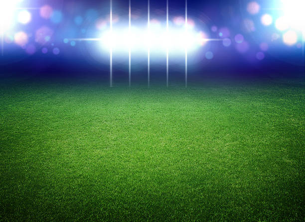 istock soccer field and the bright lights 538505981