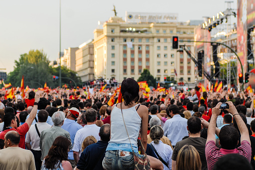 celebration in Spain of a sports event