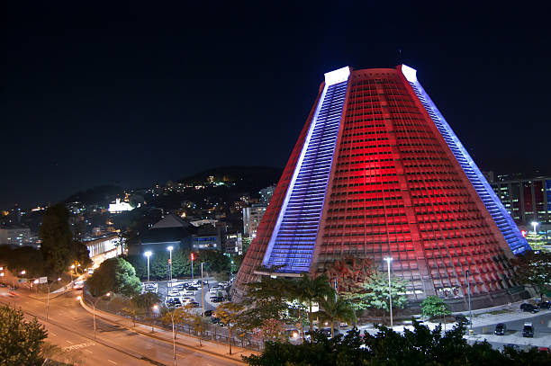 istock Rio de Janeiro's Cathedral at night 538509293