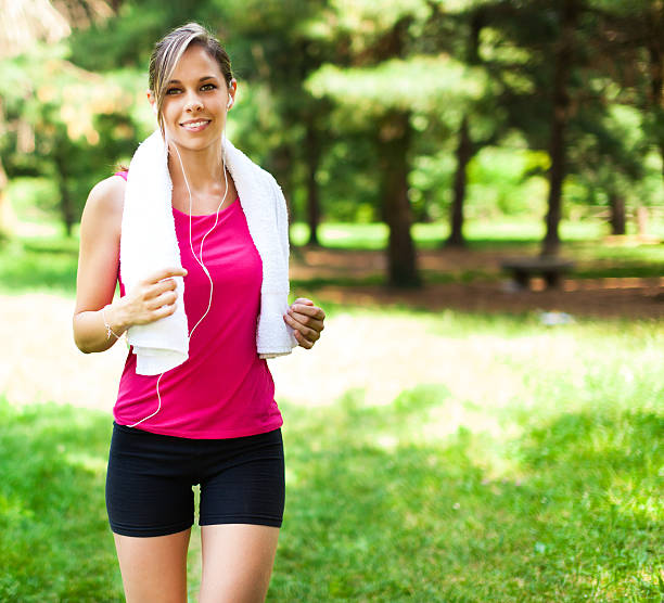 istock Woman running outdoors 538510235