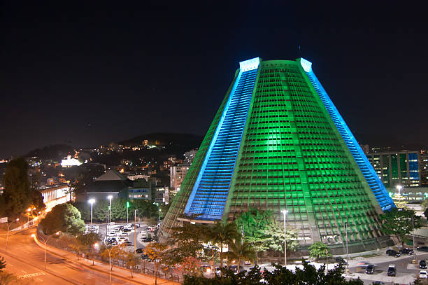istock Rio de Janeiro's Cathedral at night 538510757