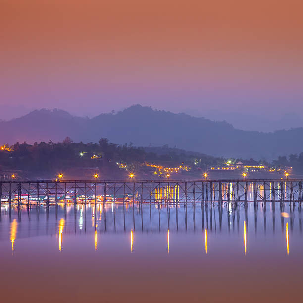 istock The wooden bridge is the second longest in the world 538528241