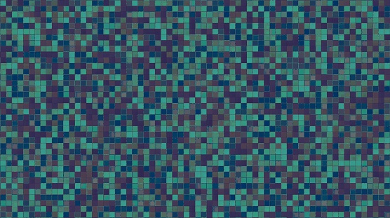 abstract colored array of pixels 