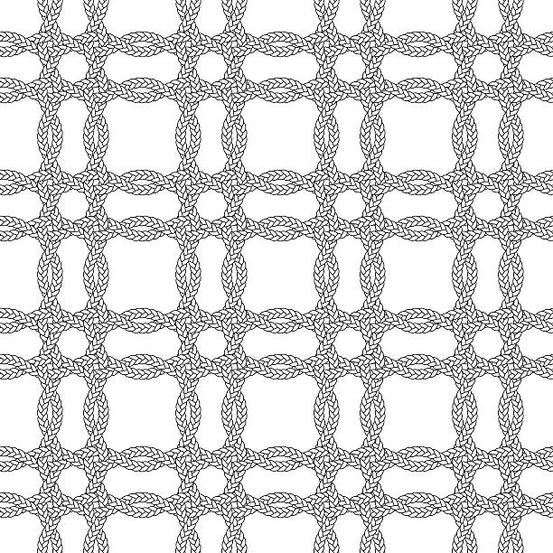 tkaniny wzór bezszwowe biały - wallpaper textile retro revival tartan stock illustrations