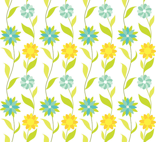 花柄シームレス - flower abstract single flower backgrounds点のイラスト素材／クリップアート素材／マンガ素材／アイコン素材