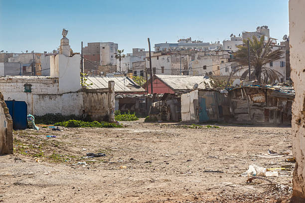 istock Inner-city slum in Casablanca, 538531245