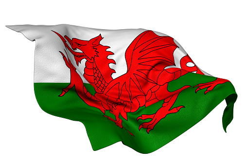 Wales rugby 2015 message  against wales flag