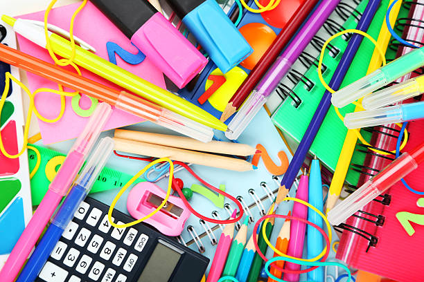 istock Full background of school supplies 538533503