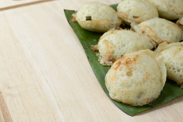 istock Coconut milk mix sugar and flour.Thai sweetmeat 538536301