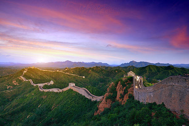 istock Great wall of China at Sunset 538557944