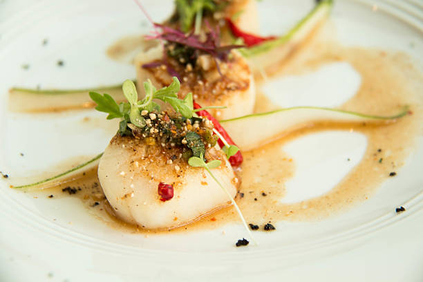 istock Spicy scallop serve in Thai style 538560270