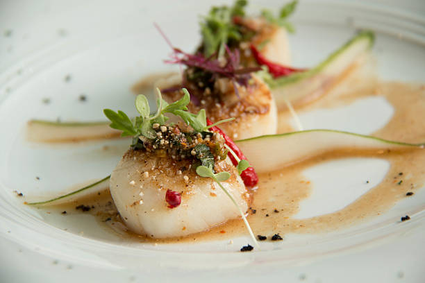 istock Spicy scallop serve in Thai style 538560290