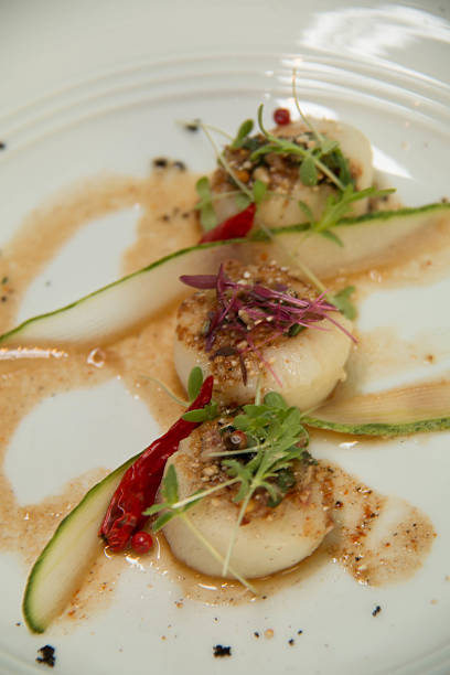 istock Spicy scallop serve in Thai style 538560488