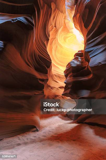 Antelope Canyon In The American Southwest Arizona Stock Photo - Download Image Now - 2015, Adventure, Antelope Canyon
