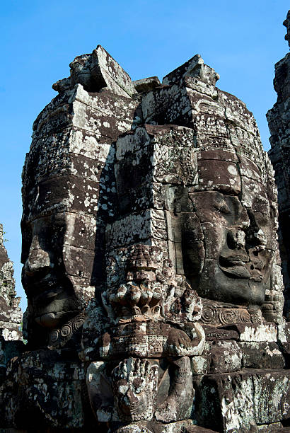 Faces of Bayon Temple in Angkor Thom