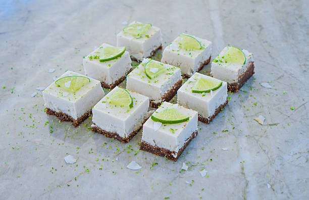 istock Raw Vegan Lime Coconut Cheesecake Bites 538564572