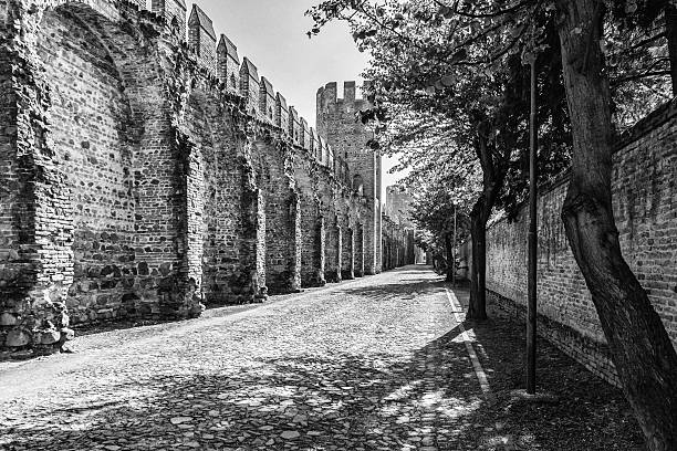 istock The walls surrounding the medieval village viewed from inside . 538566326