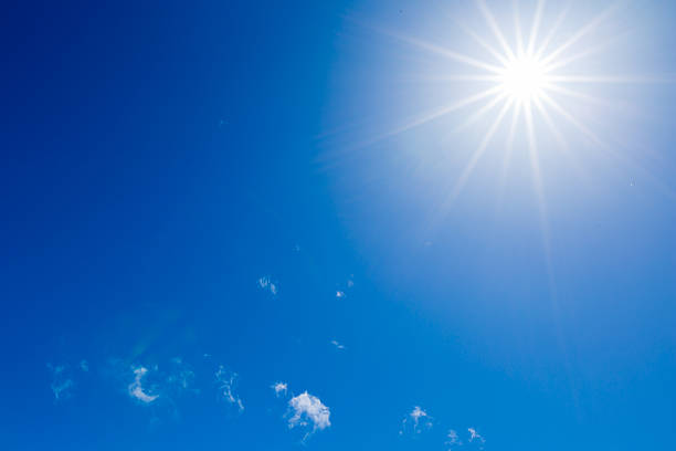 istock Of blue sky and sun landscape 538566400