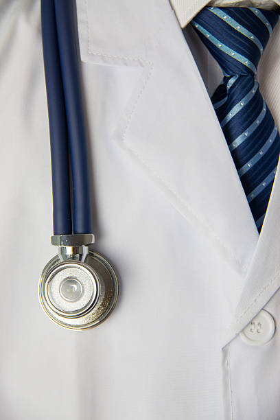 istock Male doctor with stethoscope 538567153
