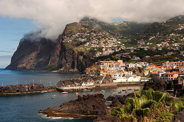 istock View of Camara de Lobos (fishermen village) and Cabo Girao. 538567610