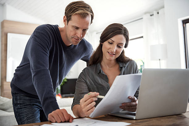 istock Keeping track of their income and expenditure 538568258