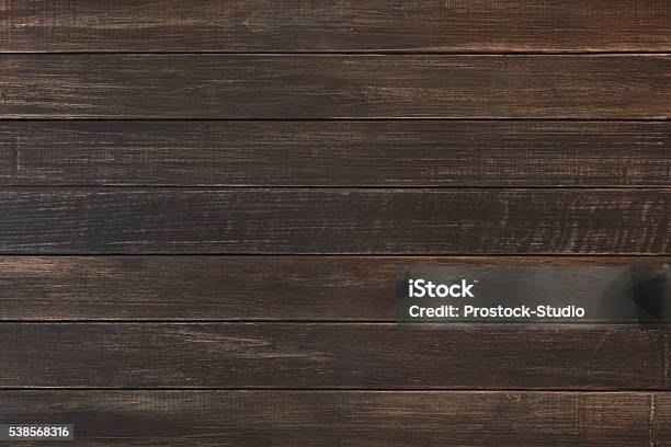 Brown Natural Painted Wood Texture And Background Stock Photo - Download Image Now - Plank - Timber, Barn, Wood - Material