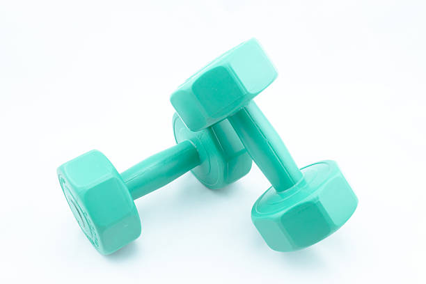 Isolate Dumbell stock photo