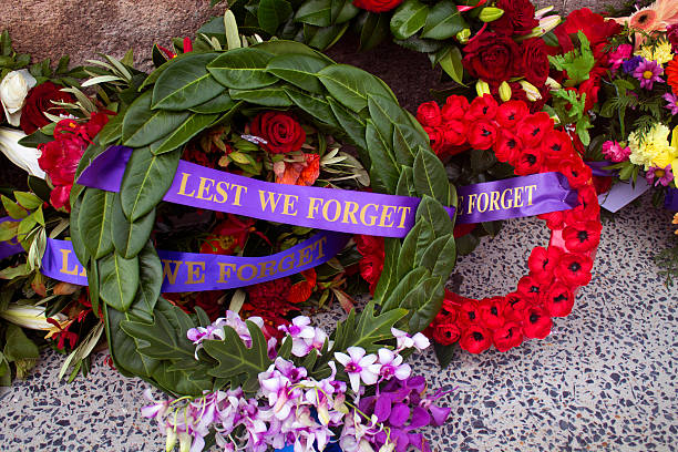 istock flowers for anzac day 538573874