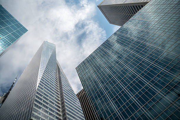 istock Low angle view of skyscrapers, New York 538574916