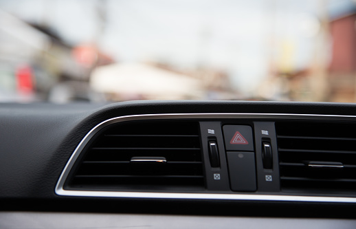 Modern car interior