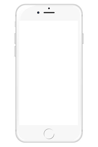 IPhone 6 - White stock photo