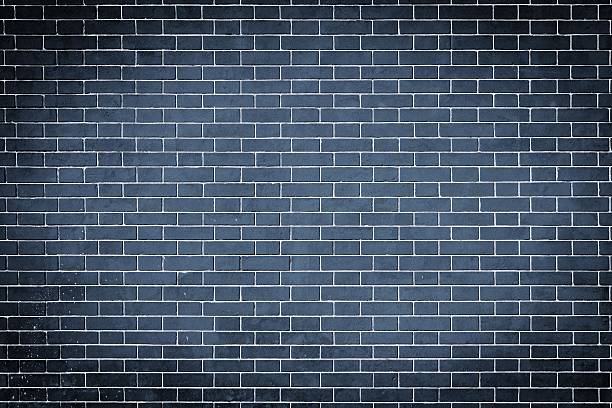 istock texture brick wall of dark blue color 538579786