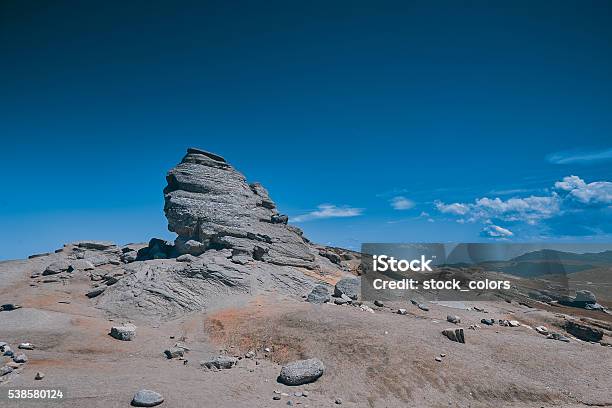 Nature Landmark In Romania The Sphinx Stock Photo - Download Image Now - Bucegi Mountains, Sphinx, Abstract
