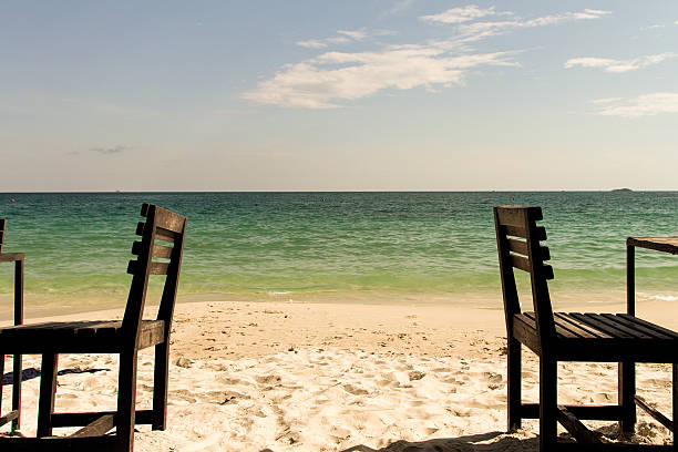 istock Thailand Koh Samet Chairs in Cafe on the Beach 538581214