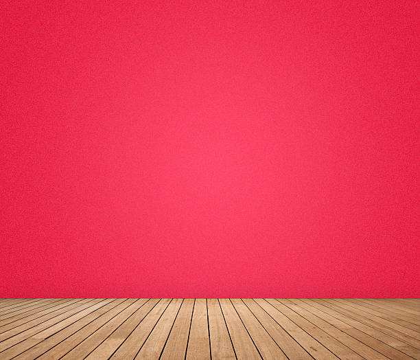 istock Red wall domestic room 538582220
