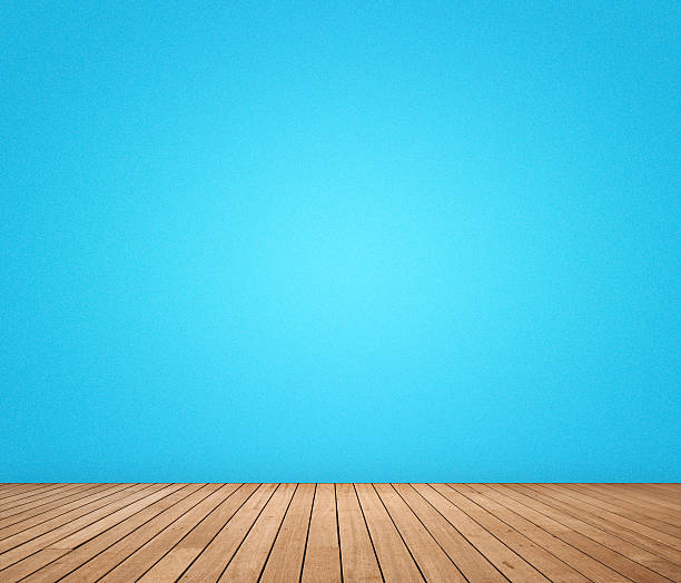istock Blue wall domestic room 538582566