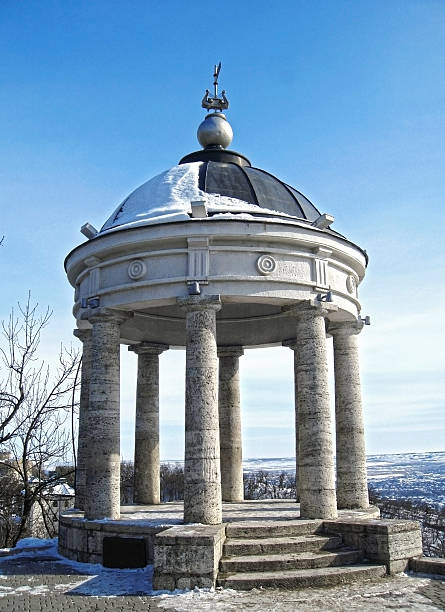 istock Aeolus harp in wintertime. Pyatigorsk landmarks and monuments 538584812