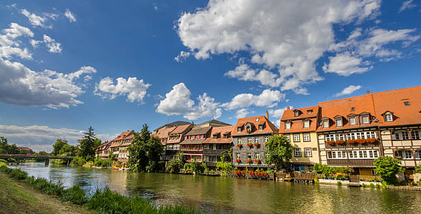 Bamberg Germany - little Venice Bamberg Germany. Idyllic small houses on waterfront. bamberg photos stock pictures, royalty-free photos & images