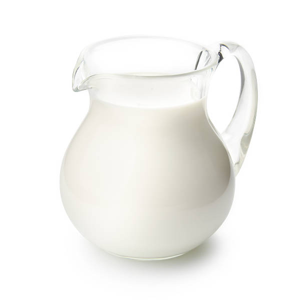 istock Jug of milk isolated on white background with clipping path. 538593102
