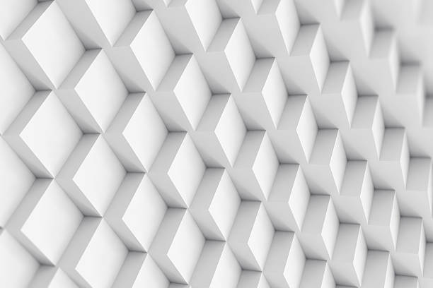 istock Abstract cubical background with depth of field effect. 3d illustration 538593130