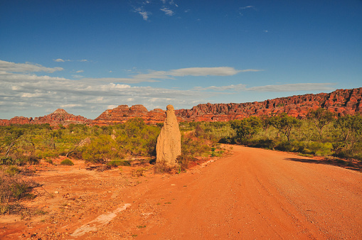 Termite mounds and Bee Hive formations at the Bungle Bungles in Western Australia