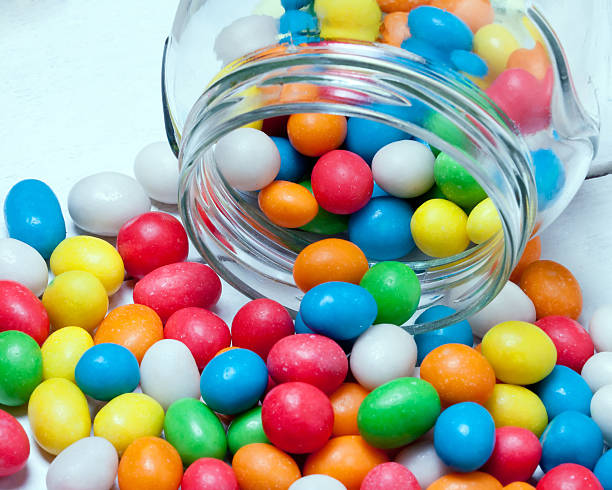 istock glass jar with colorful candy 538595532