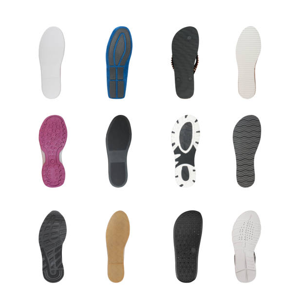istock set of various shoe soles isolated 538596688