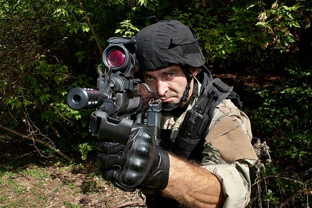 istock soldier special counterterrorism unit sa.vz.58 with an assault rifle 538614941