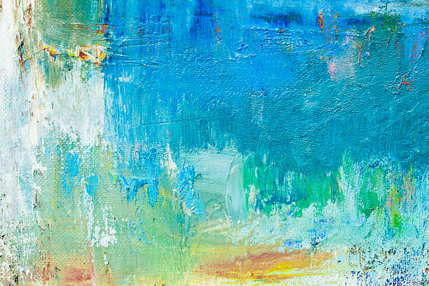 istock Abstract painted blue and green art backgrounds. 538622841
