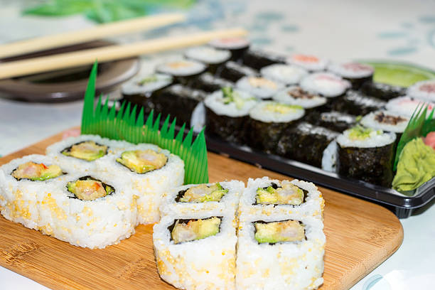 istock Various kinds of fresh sushi 538640918