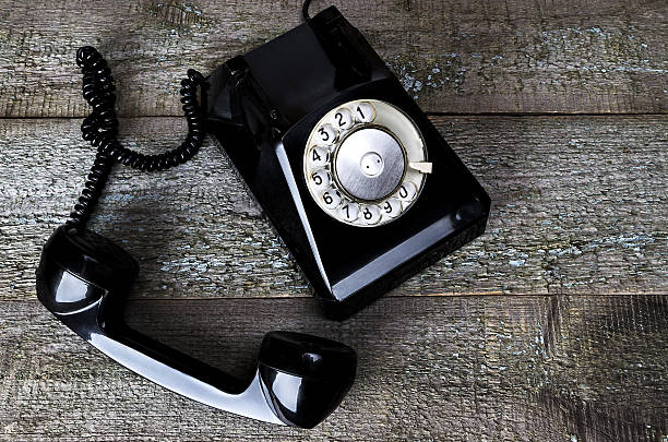 istock Vintage black phone 538643598