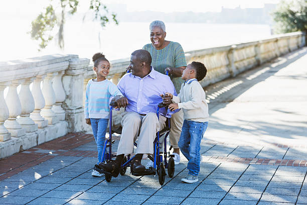 istock Children taking a walk with their grandparents 538643869
