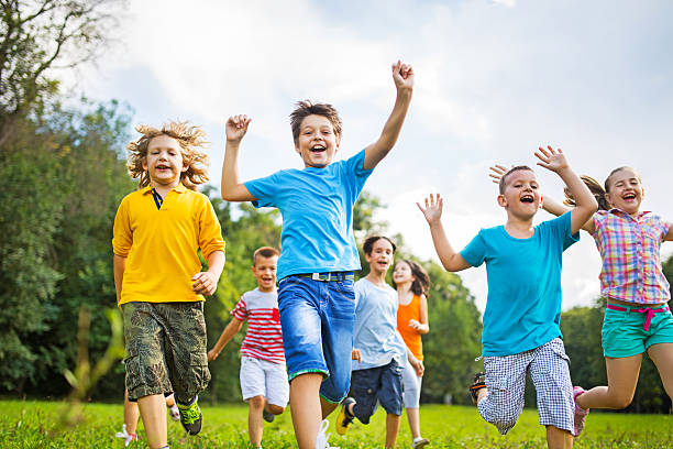 istock Cheerful children outdoors. 538646403